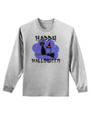 Witch Cat Adult Long Sleeve Shirt-Long Sleeve Shirt-TooLoud-AshGray-Small-Davson Sales