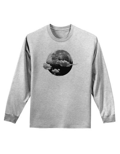 Moon Dream Earth Adult Long Sleeve Shirt-Long Sleeve Shirt-TooLoud-AshGray-Small-Davson Sales