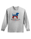 RePUPlican Adult Long Sleeve Shirt-Long Sleeve Shirt-TooLoud-AshGray-Small-Davson Sales