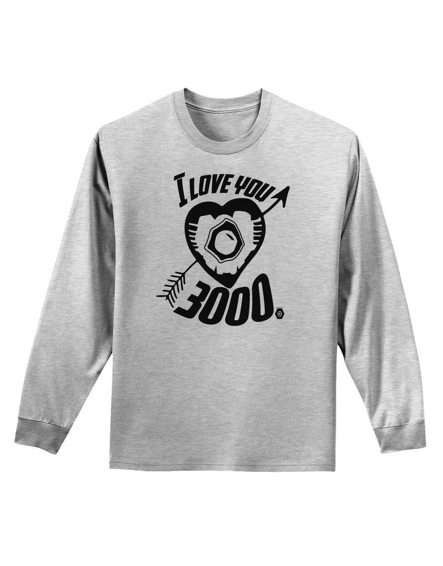 TooLoud I Love You 3000 Adult Long Sleeve Shirt-Long Sleeve Shirt-TooLoud-White-Small-Davson Sales