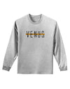 Planet Venus Text Only Adult Long Sleeve Shirt-Long Sleeve Shirt-TooLoud-AshGray-Small-Davson Sales