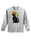 Happy Cinco de Meow - Cinco de Mayo Cat Adult Long Sleeve Shirt by TooLoud-Long Sleeve Shirt-TooLoud-AshGray-Small-Davson Sales