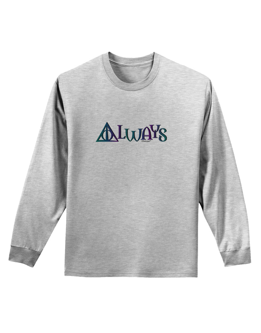 Always Magic Symbol Adult Long Sleeve Shirt by TooLoud-Long Sleeve Shirt-TooLoud-White-Small-Davson Sales