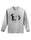 Marilyn Monroe Cutout Design Adult Long Sleeve Shirt by TooLoud-Long Sleeve Shirt-TooLoud-AshGray-Small-Davson Sales