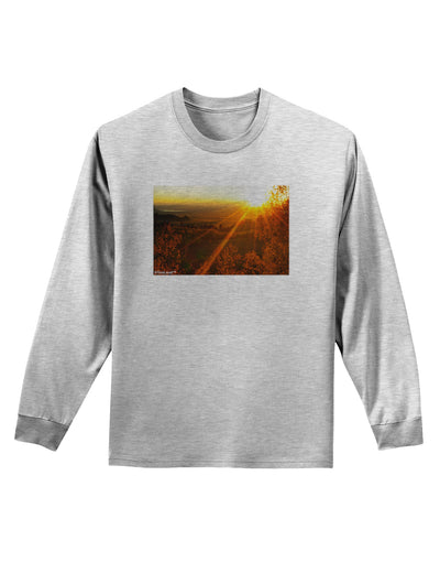 Colorado Sunset Adult Long Sleeve Shirt-Long Sleeve Shirt-TooLoud-AshGray-Small-Davson Sales