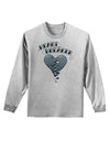 Heart Breaker Manly Adult Long Sleeve Shirt by-Long Sleeve Shirt-TooLoud-AshGray-Small-Davson Sales