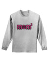 Mom Cubed - Cute Mom of Three Design Adult Long Sleeve Shirt by TooLoud-Long Sleeve Shirt-TooLoud-AshGray-Small-Davson Sales