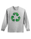 Recycle Green Adult Long Sleeve Shirt by TooLoud-Long Sleeve Shirt-TooLoud-AshGray-Small-Davson Sales