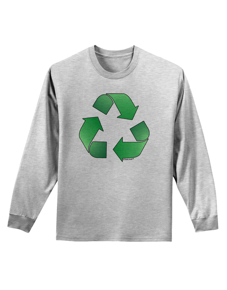 Recycle Green Adult Long Sleeve Shirt by TooLoud-Long Sleeve Shirt-TooLoud-White-Small-Davson Sales