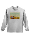 Arizona Scene Watercolor Adult Long Sleeve Shirt-Long Sleeve Shirt-TooLoud-AshGray-XXXX-Large-Davson Sales