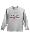 Keep Christ in Christmas Adult Long Sleeve Shirt-Long Sleeve Shirt-TooLoud-AshGray-Small-Davson Sales