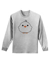 Cute Little Chick - White Adult Long Sleeve Shirt by TooLoud