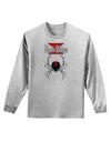 Black Widow Spider Design - Logo Adult Long Sleeve Shirt-Long Sleeve Shirt-TooLoud-AshGray-Small-Davson Sales