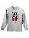 No Bae For Valentine's Day Adult Long Sleeve Shirt-Long Sleeve Shirt-TooLoud-AshGray-Small-Davson Sales