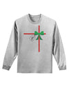 Merry Christmas Present Gift Adult Long Sleeve Shirt-Long Sleeve Shirt-TooLoud-AshGray-Small-Davson Sales