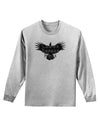 Crows Before Hoes Design Adult Long Sleeve Shirt by TooLoud-Long Sleeve Shirt-TooLoud-AshGray-Small-Davson Sales