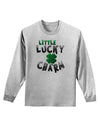 Little Lucky Charm Adult Long Sleeve Shirt-Long Sleeve Shirt-TooLoud-AshGray-Small-Davson Sales