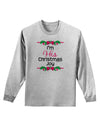 His Christmas Joy Matching His & Hers Adult Long Sleeve Shirt-Long Sleeve Shirt-TooLoud-AshGray-Small-Davson Sales