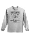 The Best Thing to Hold Onto in Life is Each Other Adult Long Sleeve Shirt-Long Sleeve Shirt-TooLoud-AshGray-Small-Davson Sales