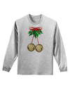 Jingle Balls Adult Long Sleeve Shirt-Long Sleeve Shirt-TooLoud-AshGray-Small-Davson Sales