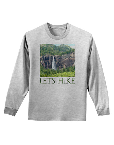 Beautiful Cliffs - Lets Hike Adult Long Sleeve Shirt by-Long Sleeve Shirt-TooLoud-AshGray-Small-Davson Sales