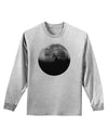 Moon of Earth Adult Long Sleeve Shirt-Long Sleeve Shirt-TooLoud-AshGray-Small-Davson Sales