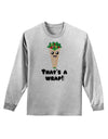 Thats A Wrap Cute Wrap Adult Long Sleeve Shirt-Long Sleeve Shirt-TooLoud-AshGray-Small-Davson Sales