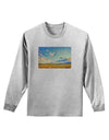 Garden of the Gods Watercolor Adult Long Sleeve Shirt-Long Sleeve Shirt-TooLoud-AshGray-Small-Davson Sales