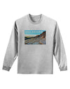 CO Rockies View with Text Adult Long Sleeve Shirt-Long Sleeve Shirt-TooLoud-AshGray-Small-Davson Sales