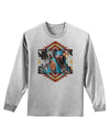 Native American Dancer 2 Adult Long Sleeve Shirt-Long Sleeve Shirt-TooLoud-AshGray-Small-Davson Sales