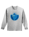 Iceberg Watercolor Adult Long Sleeve Shirt-Long Sleeve Shirt-TooLoud-AshGray-Small-Davson Sales