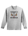 Mommy's Lil Reindeer Boy Adult Long Sleeve Shirt-Long Sleeve Shirt-TooLoud-AshGray-Small-Davson Sales