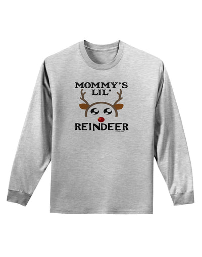 Mommy's Lil Reindeer Boy Adult Long Sleeve Shirt-Long Sleeve Shirt-TooLoud-AshGray-Small-Davson Sales