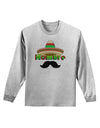 Hombre Sombrero Adult Long Sleeve Shirt-Long Sleeve Shirt-TooLoud-AshGray-Small-Davson Sales