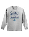 Shhh Im Hungover Funny Adult Long Sleeve Shirt by-Long Sleeve Shirt-TooLoud-AshGray-Small-Davson Sales