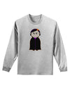 Cute Vampire Girl Halloween Adult Long Sleeve Shirt-Long Sleeve Shirt-TooLoud-AshGray-Small-Davson Sales