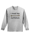 I Found This Humerus - Science Humor Adult Long Sleeve Shirt-Long Sleeve Shirt-TooLoud-AshGray-Small-Davson Sales