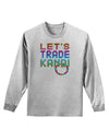 Let's Trade Kandi Adult Long Sleeve Shirt-Long Sleeve Shirt-TooLoud-AshGray-Small-Davson Sales