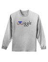 Wiggle - Twerk Light Adult Long Sleeve Shirt-Long Sleeve Shirt-TooLoud-AshGray-Small-Davson Sales