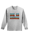 He Is Risen - Easter - Sunrise Letters Adult Long Sleeve Shirt-Long Sleeve Shirt-TooLoud-AshGray-Small-Davson Sales