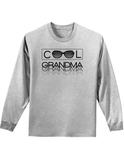 Cool Grandma Adult Long Sleeve Shirt-Long Sleeve Shirt-TooLoud-AshGray-Small-Davson Sales
