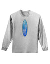 Jellyfish Surfboard Adult Long Sleeve Shirt by TooLoud-Long Sleeve Shirt-TooLoud-AshGray-Small-Davson Sales