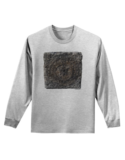 Stone Carving Watercolor Adult Long Sleeve Shirt-Long Sleeve Shirt-TooLoud-AshGray-Small-Davson Sales