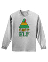 Matching Christmas Design - Elf Family - Baby Elf Adult Long Sleeve Shirt by TooLoud-Long Sleeve Shirt-TooLoud-AshGray-Small-Davson Sales