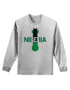 Nigeria Bobsled Adult Long Sleeve Shirt by TooLoud-TooLoud-AshGray-Small-Davson Sales