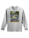 Diplodocus Longus - With Name Adult Long Sleeve Shirt-Long Sleeve Shirt-TooLoud-AshGray-Small-Davson Sales