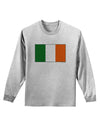 Irish Flag - Flag of Ireland Adult Long Sleeve Shirt-Long Sleeve Shirt-TooLoud-AshGray-Small-Davson Sales