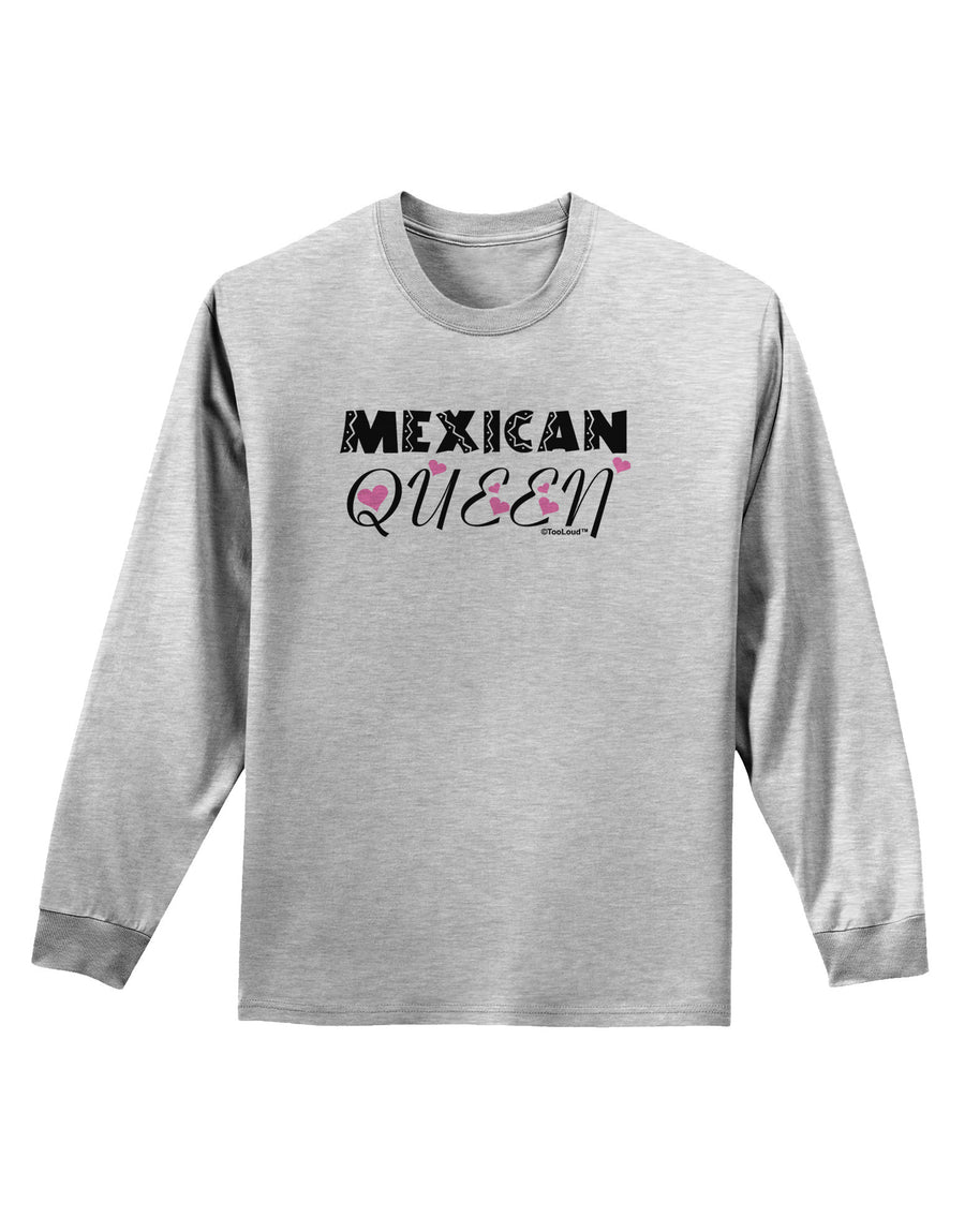 Mexican Queen - Cinco de Mayo Adult Long Sleeve Shirt-Long Sleeve Shirt-TooLoud-White-Small-Davson Sales