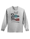 It's LeviOsa not LeviosAHH Adult Long Sleeve Shirt-Long Sleeve Shirt-TooLoud-AshGray-Small-Davson Sales