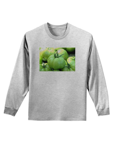 Buy Local - Green Tomatoes Adult Long Sleeve Shirt-Long Sleeve Shirt-TooLoud-AshGray-Small-Davson Sales